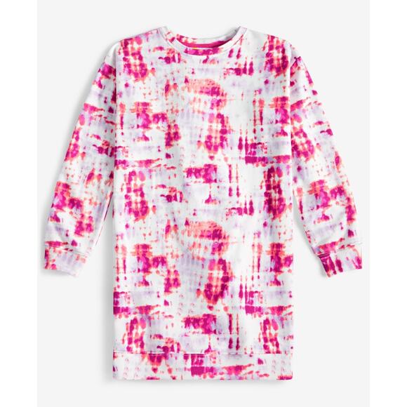 Epic Threads Stripey Tie-Dyed Crewneck Dress L (14/16) Tie Dye NWT - Picture 1 of 4